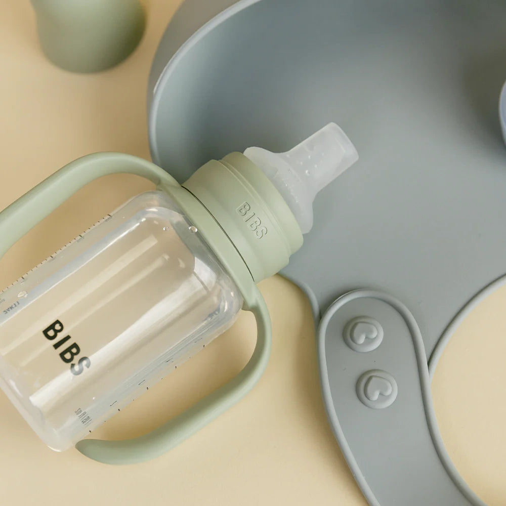 BIBS Baby Sippy Bottle - Sage (150ml)
