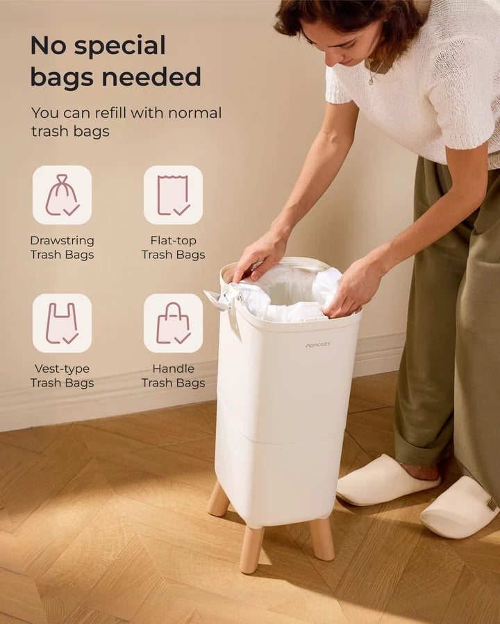 Compatible normal trash bag types