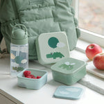 Done by Deer - Snack box set 3 pcs - Happy clouds - Green