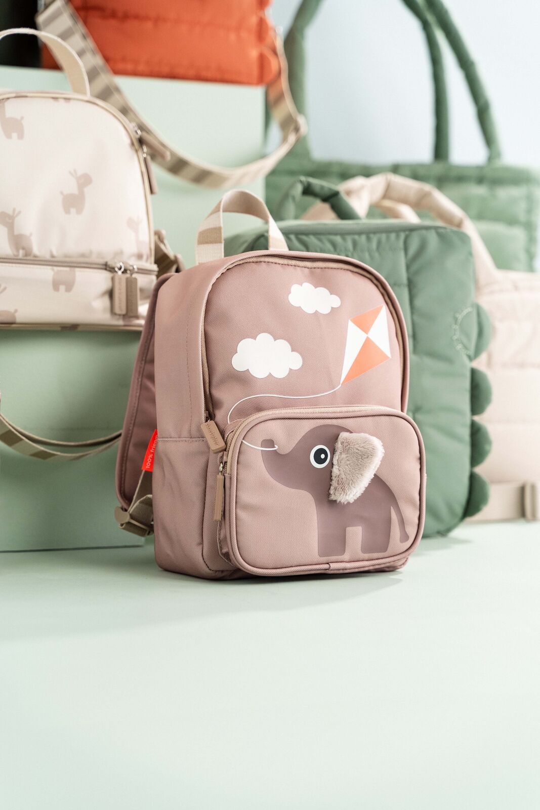 Done by Deer -Kids Canvas Backpack- Elphee Powder