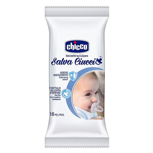 Chicco - Cleansing Wipes For Soother - 16Pcs