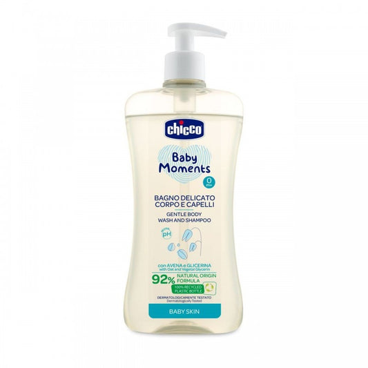 Chicco - Baby Moments Gentle Body Wash & Shampoo 500ml