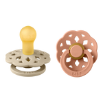 Bibs-Boheme 2 Pack Latex size 1-Vanilla/Peach