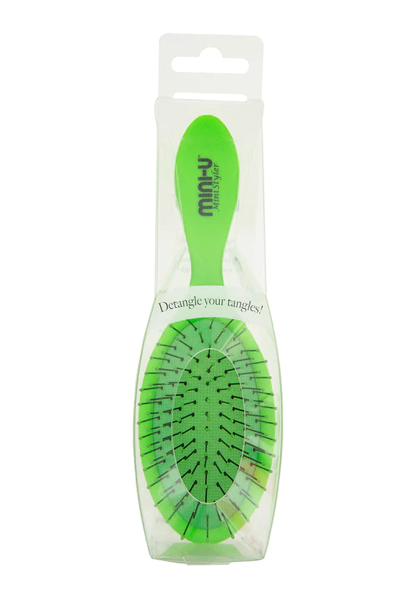 Mini-U Pro Styler Hair Brush-Green