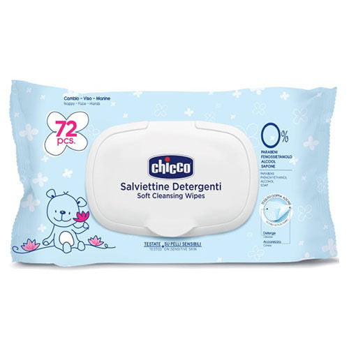 Chicco - Soft Cleansing Wipes with Flip-Cover