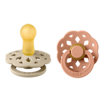 Bibs-Boheme 2 Pack Latex size 2-Vanilla/Peach