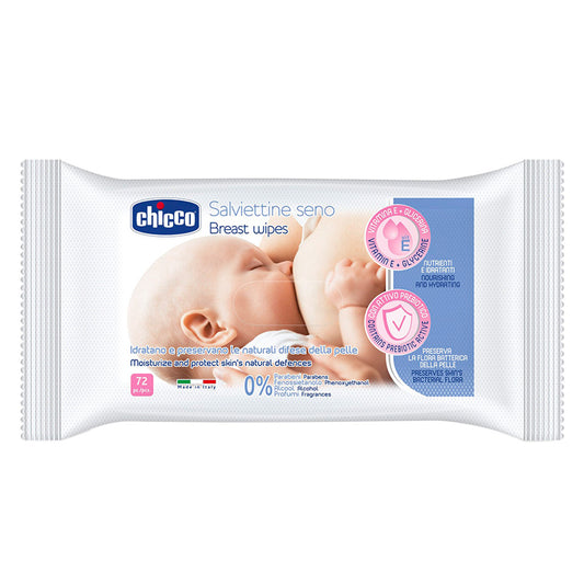 Chicco - Cleansing Breast Wipes 72 Sheets