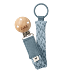 Bibs - Pacifier Clip - Petrol/Baby Blue