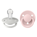Bibs -De Lux 2 Pack Silicone Onesize- Haze/Blossom