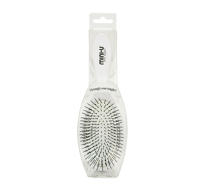 Mini-U Pro Styler Hair Brush-white